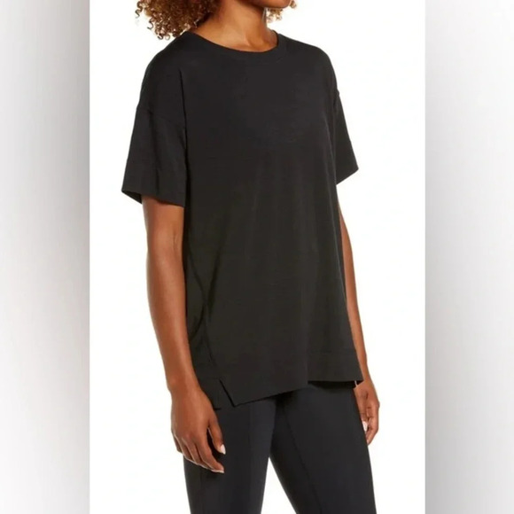 Zella Embody Oversize T-Shirt in Black, Sz XS, Tee, Activewear, Athleisure - Picture 3 of 12